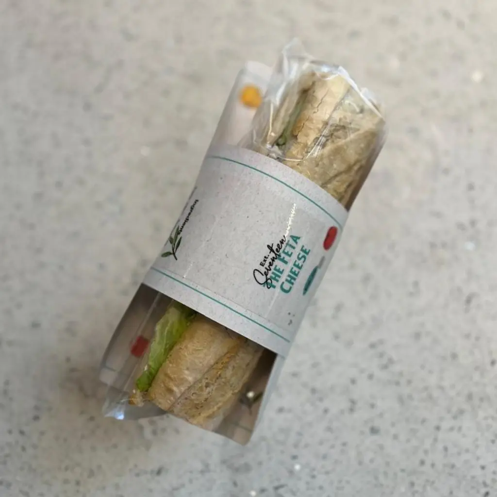 Feta Cheese Sandwich